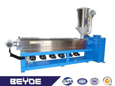 Plutônio Lan Cable Extruder Machine do Pe do Pvc 100-200 quilogramas/hora de baixo nível de ruído