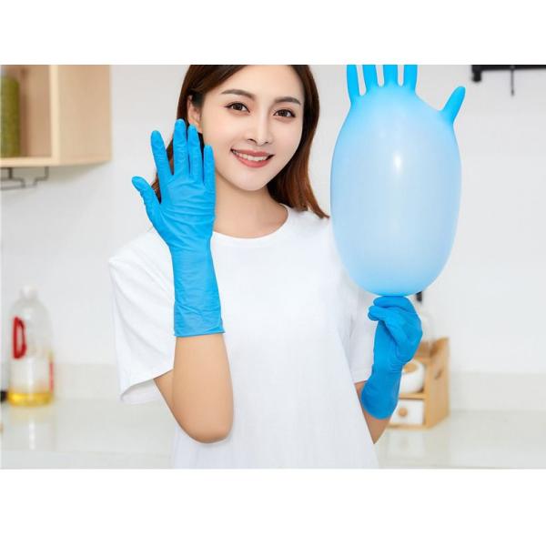 12 Inches Disposable Nitrile Glove Medical WaterProof Blue Nitrile Exam Gloves