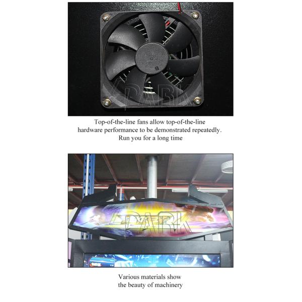 Indoor Street Video Arcade Game Machines L180*W200*H200 CM 180W