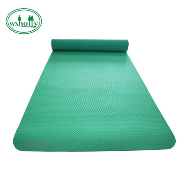 Ginástica de pouco peso portátil de Mat For da ioga da prova de deslizamento de 12mm 1.5cm NBR