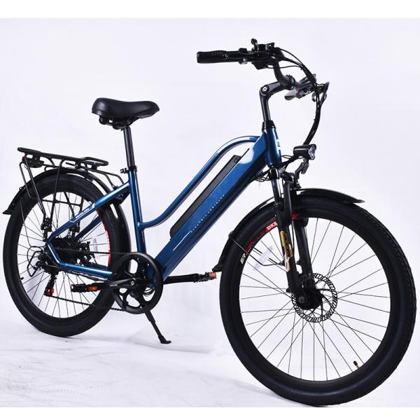 36V City Commuter Electric Bike , 7Speed Rustless Electric Bike City Cruiser
