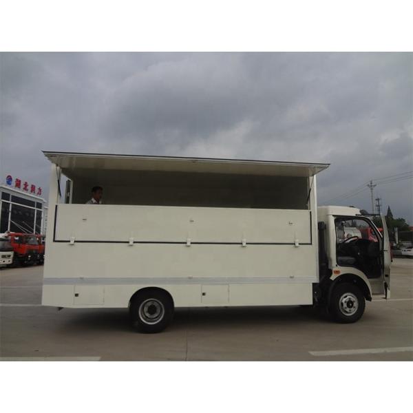 Small Cargo Van Truck Food Vending Truck Left Steering Manual Transmission
