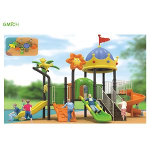 Plastic Slide Outdoor Playground For Children Amusement Park Equipment Hot Sale
