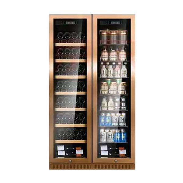 Wine Cooler Cabinet Stainless Steel Fridge with Digital Temperature Control Wine Cooler Cabinet Stainless Steel Fridge With Digital Temperature Control