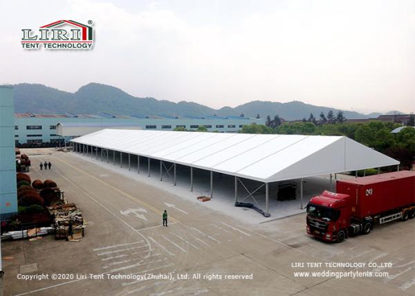 Wind Resistant Clear Span 25x100m Temporary Warehouse Tent