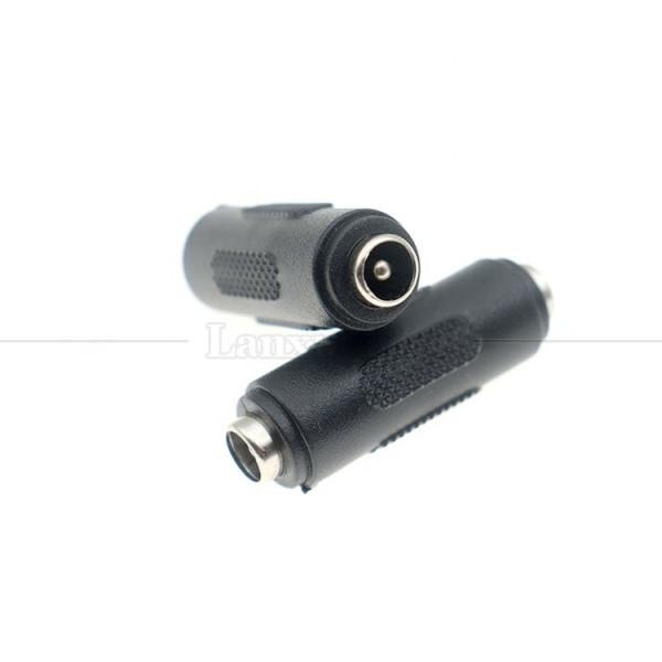 12V 24V mâle femelle 2,1 mm x 5,5 mm Jack à baril en courant continu Adaptateur d'alimentation pour caméra de vidéosurveillance LED