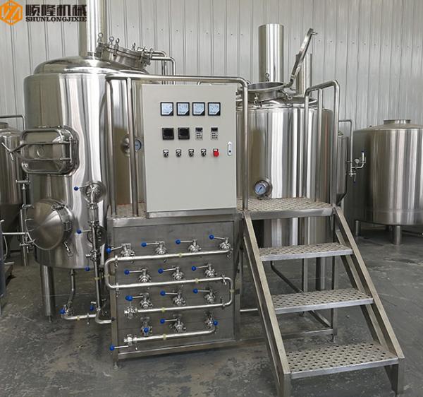 500L Micro Beer Brewing Equipment , SS 316 Manual Control Beer Making Equipment