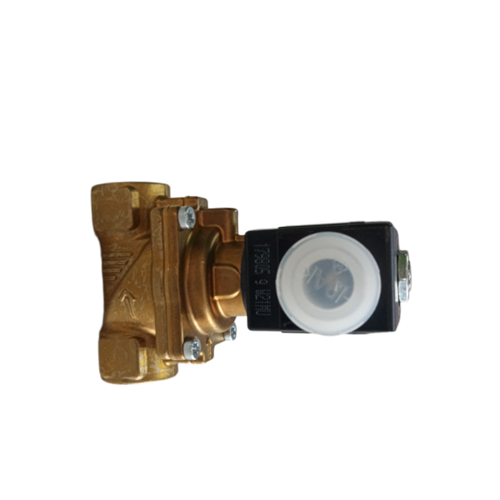 Burkert 6281 2/2 Way NC Solenoid Valve G3/4 Thread 20mm Large Flow Orifice Manual Override Design Brass Body NBR Seal Industrial Pipeline Switch Valve 00221956 00221957