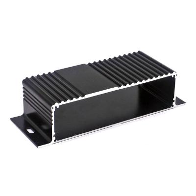 Al6063-T5 Extruded Pcb Aluminum Profile Enclosure With 2pcs Baffle