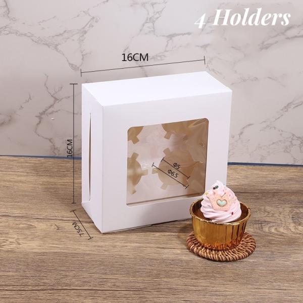 Paper Cupcake Boxes with Lining 12 Hole Package Size 57.00cm * 47.00cm * 37.00cm