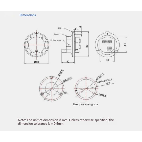 New Hot Selling Handheld 80mm Diameter 100PPR DC5V-24V Manual Pulse Generator Solid Plastic MPG Pendant Handwheel