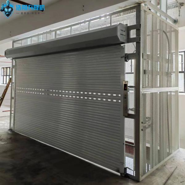 Large Vertical Mezzanine Floor Goods Lift Three Floors 3T 5M For Factories Warehouse