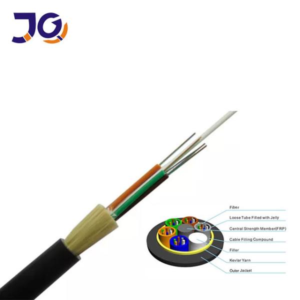 Tout le mode unitaire diélectrique 12 d'ADSS câble optique de fibre de 96 noyaux