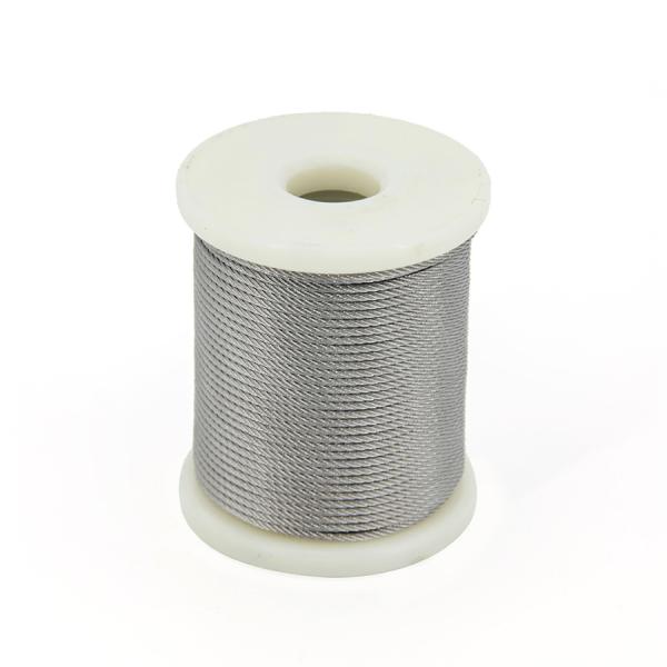 1x7 Stainless Steel Wire Rope with High Corrosion Resistance and Nylon Coating