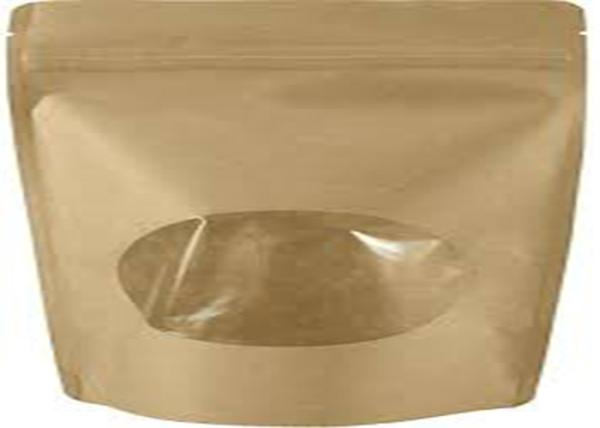 Stand Up Laminated Aluminum Foil Packaging Bags Moisture Proof With Zip lock Window