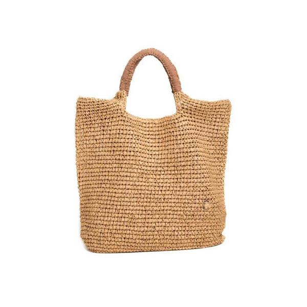 Diving Material Hand Woven Rope Tote Beach Bag Large Capacity For Outdoor
