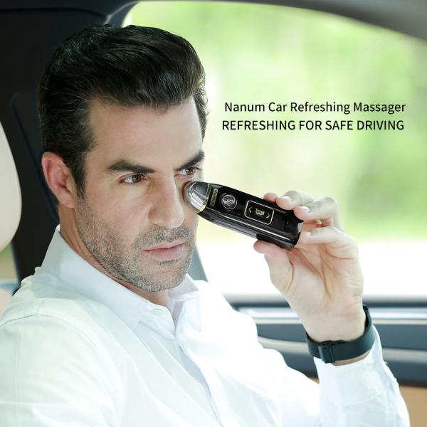 Car Refreshing Massager Nanum  3 IN 1Facial Hydrating Massager,Skin Water Test Spray,Vibration Massager GK-SP02