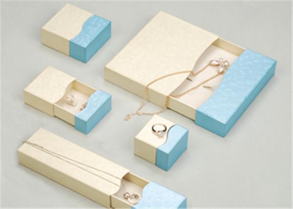 Custom Made Jewelry Boxes Case , Fancy Recycled Small Cardboard Gift Boxes