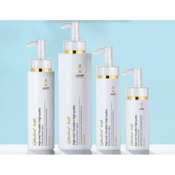 SGS 300ml Empty Plastic Cosmetic Bottle For Hair Conditioner No Leakage