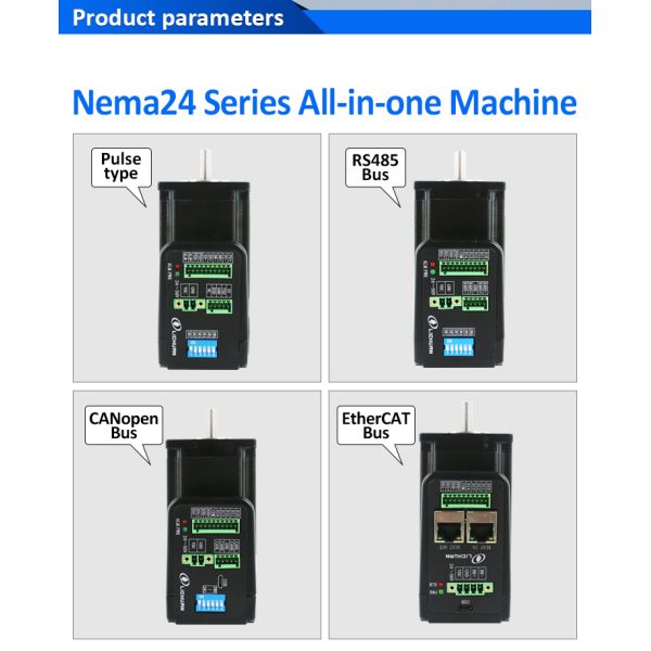 Lichuan Open Loop Integrated Stepper Motors Driver 4.0N.m 2Phase Nema24 36V 4.0A