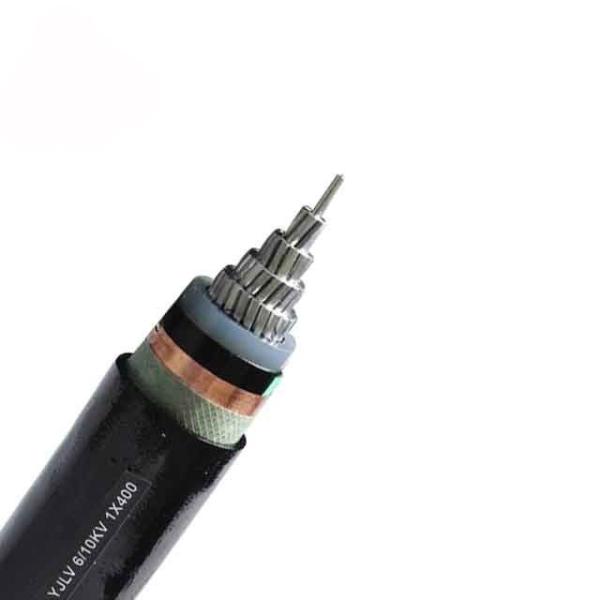 Único núcleo do cabo subterrâneo de alta tensão de alumínio preto de 630mm2 33kV