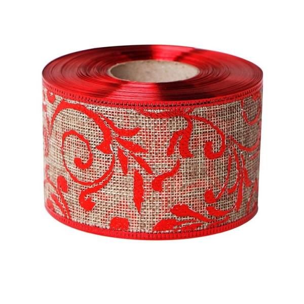 63mm Wide Christmas Decorated Ribbon Perfect for Gift Wrapping Occasion Christmas