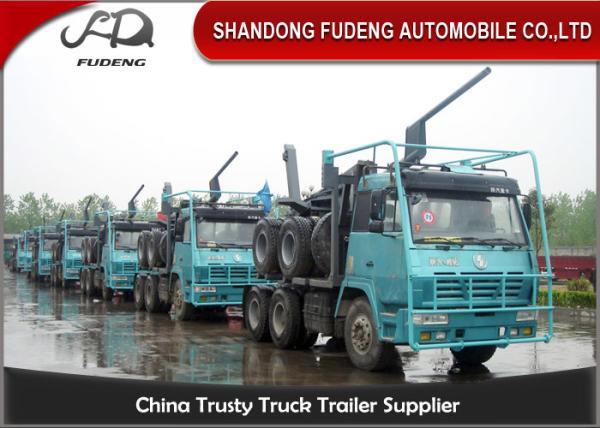 3 Axle Logging Heavy Equipment Trailers For Forest Timber Transportation