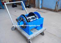guincho hidráulico do cabo 22000lb para o torque puxando de levantamento do freio da engrenagem planetária