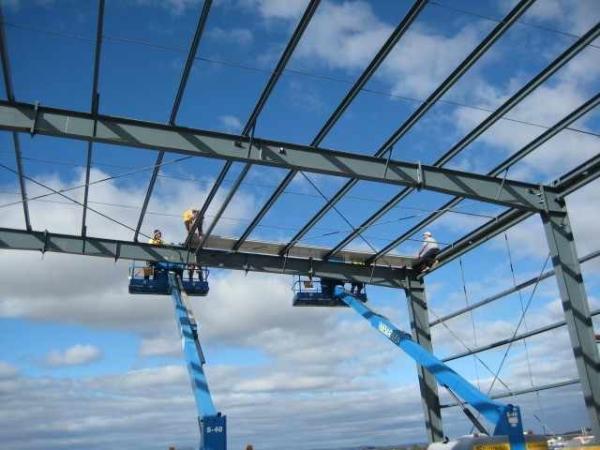 Prefabricated Building Light Galvanized Steel Structure Warehouse Factory Construction