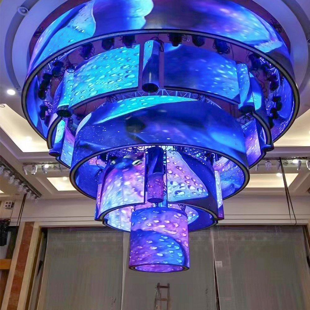 Customization ，Lightweight Small Pitch Flexible LED Screen 3 Years Warranty
