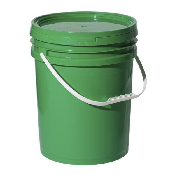 100% de material 7 galões 35 litros de plástico biodegradável balde tambor de balde com tampa