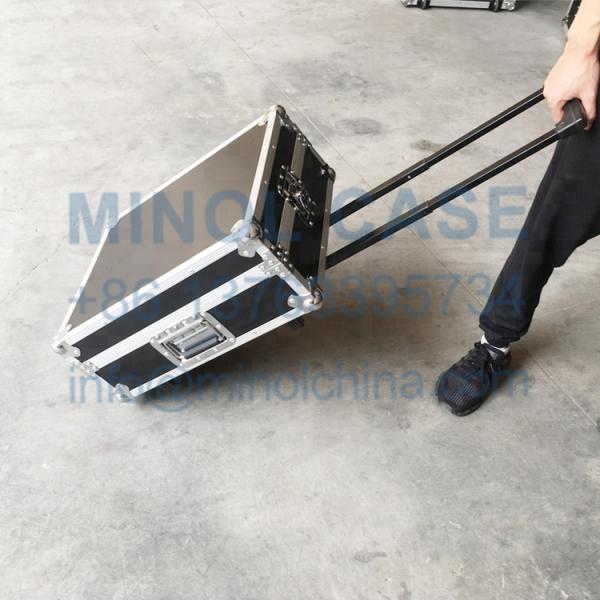 Professional Aluminum Utility Trunk Flight Case With Casters