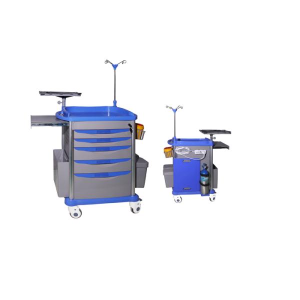 Medical Equipment Surgical Trolley For Emergency Room , CE / ISO Passed