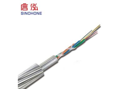 OPGW Composite Hybrid Fiber Power Cable , Hybrid Optical Fiber Cable Transmission Lines
