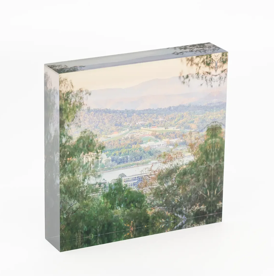 Custom Acrylic Block With Clear UV Printing And Durable For Modern Stylish Display