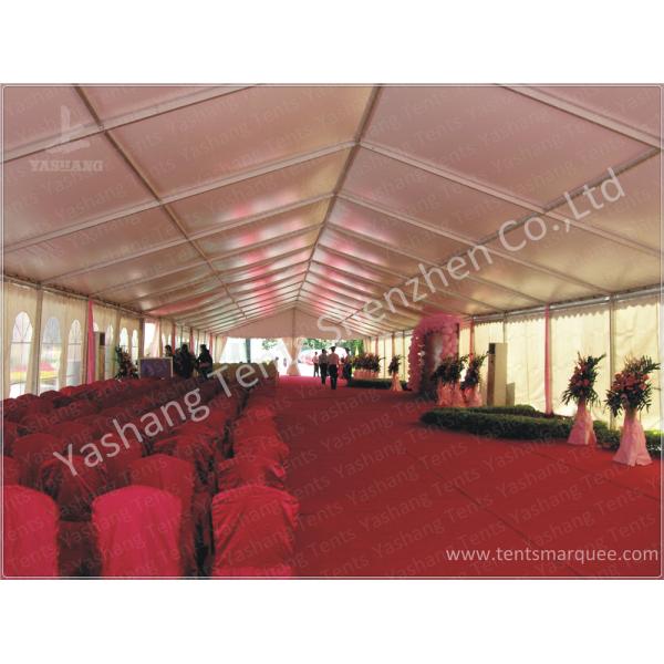 White Aluminum Structure Outdoor Party Tents 300 Sqm Amazing Wedding Marquees