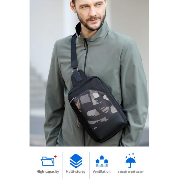 Новый камуфляжный тренд модный одноплечевой рюкзак наружной водонепроницаемой мужской грудной сумки