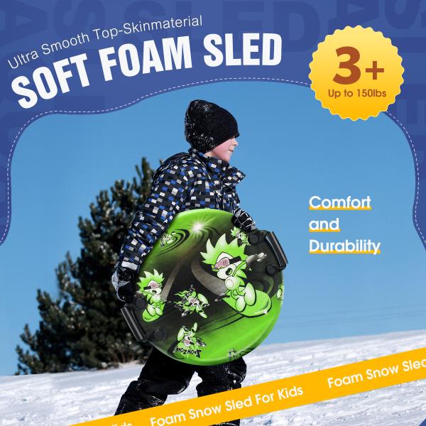 53cm Lightweight Kids Skiing Customized Cartoon Design with PE Core