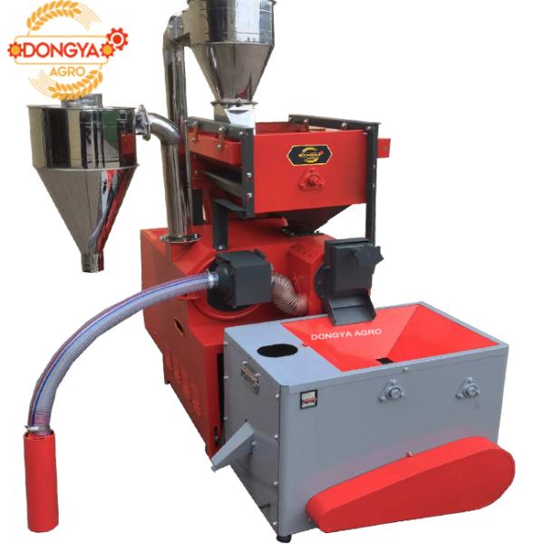 Commerial 6 In 1 Rice Mill Machine 6N75-9FC21 700kg Per Hour