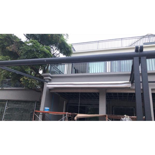 Наружные электрические светодиодные выдвижные крыши перголы и компоненты перголы