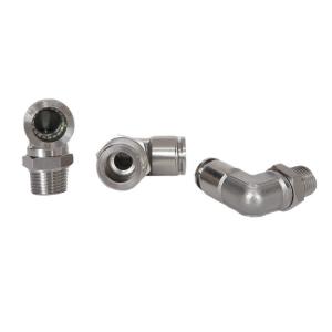 Acero inoxidável Acessórios de ar pneumáticos 1/8 3/4 BSPT BSPP NPT Fios