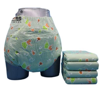Dry Absorption Soft Backsheet Disposable Adult Pull Up Diapers / Senior Briefs With Custom Package