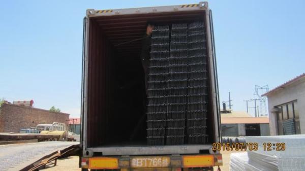 Diameter 5.8mm Black Welded Steel Wire Mesh Reinforcement Oxidation Resistance