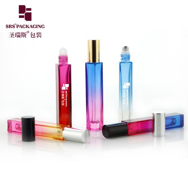 Luxury 10ml Glass Roll On Bottle with No Leakage and No Scratching for Perfume and Essential Oil