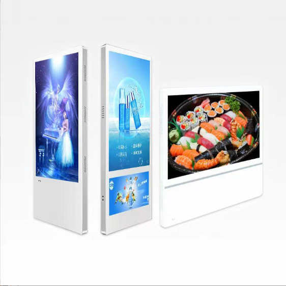 Dual Screen Digital Advertising Screens 18.5 Inch Wall Mounted Android WiFi for Elevator Self-Service Business Retail Store
