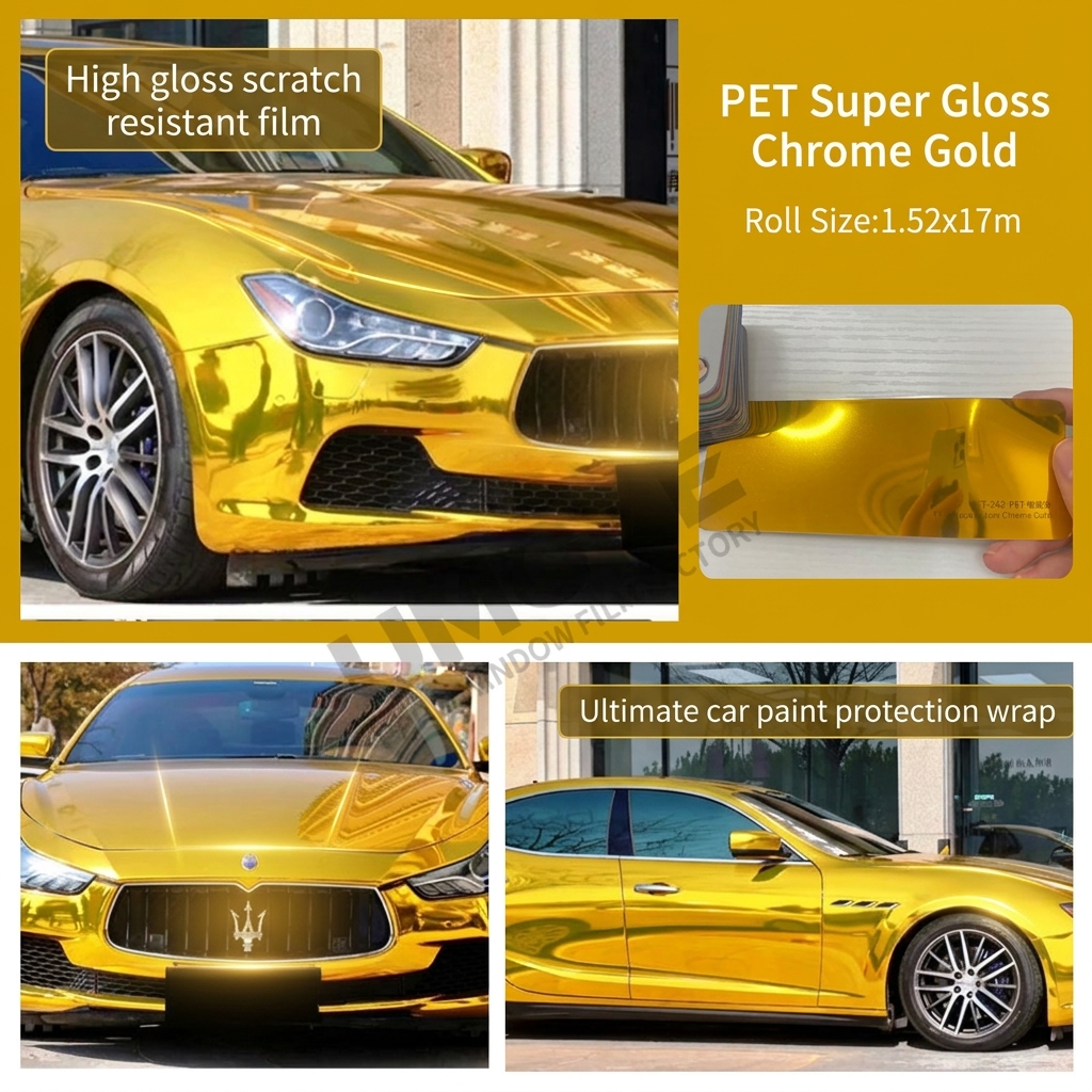 Vinyl Auto Body Protective Film Roll Self Healing Anti Scratch Car Wrapping Film