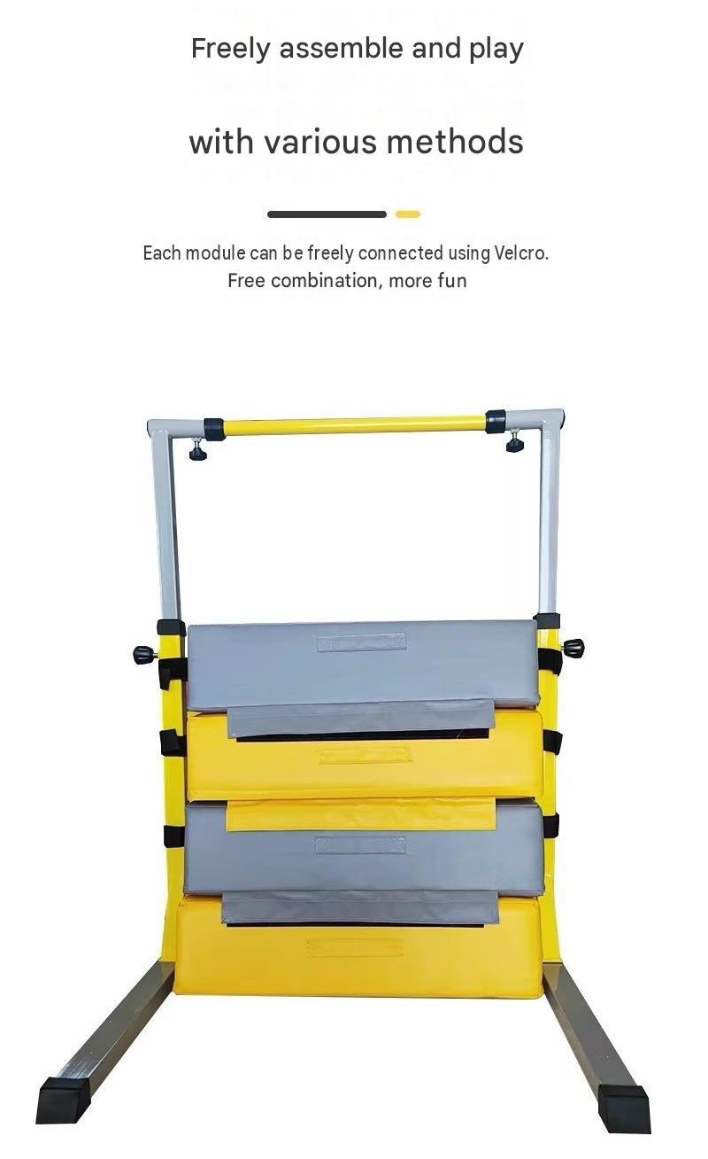 Complete Set of Children's Parkour and Physical Fitness Training Equipment, Sensory Integration Aids, and Parkour Barrier Set