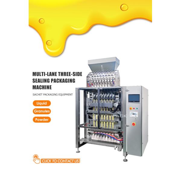 Автоматическая 20g 40g 80g многолинейная смесь спортивных напитков с палочкой для упаковки порошка 4 линии машина для упаковки порошка