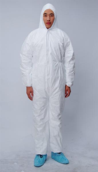 Disposable Protective Waterproof Hooded Coverall, non-woven protective coverall,Protective