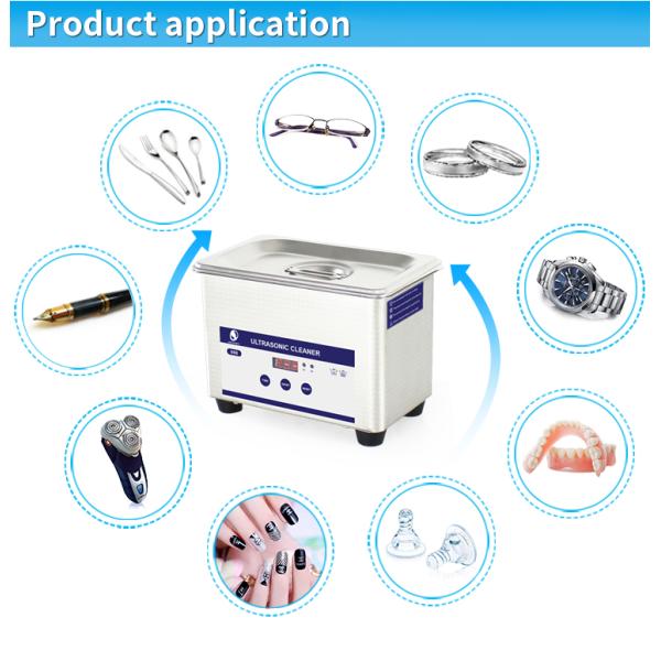 Приложенная бритва 35 Дентурес ювелирных изделий стекел уборщика 0.8Л домочадца ватта ультразвуковая